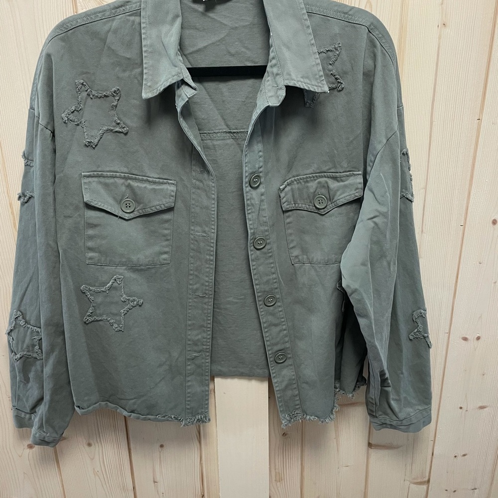 Army green jacket